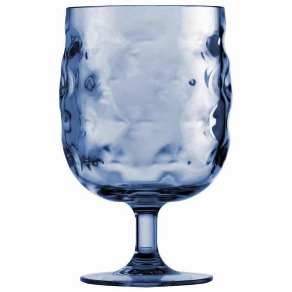 Glass Wine Moon Lagoon Blue - Set 6