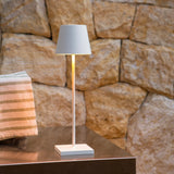 Poldina Lamp White 10x10x38cm