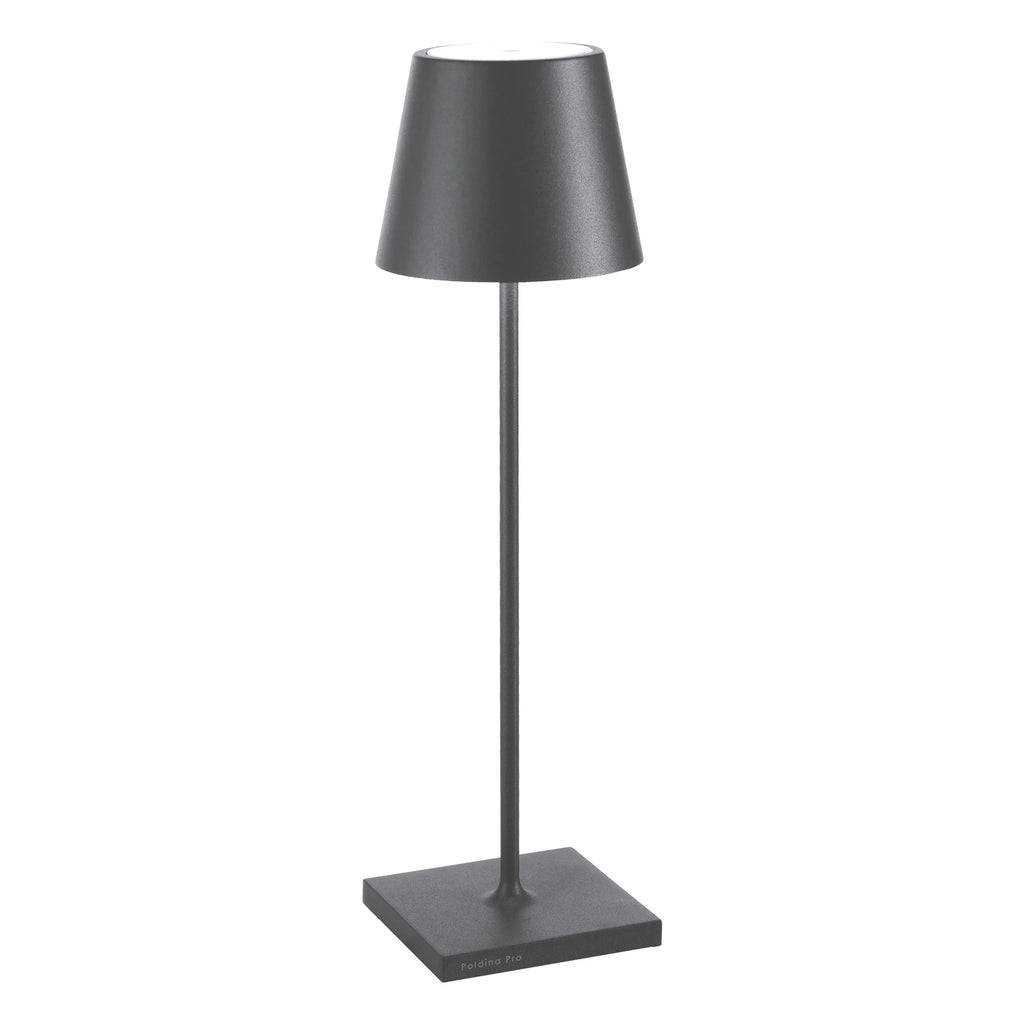 Poldina Lamp Anthracite Dark Grey 10x10x38cm