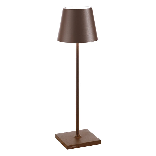 Poldina Lamp Corten Brown 10x10x38cm