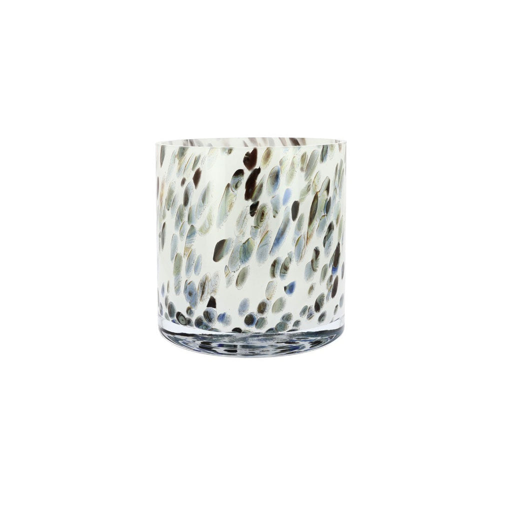 Candle Prestige Fraicheur Dots White Blue 370g