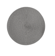 Placemat Round Cliff Grey 38cm