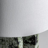 Lamp Moss Green Marble 36x36x50cm