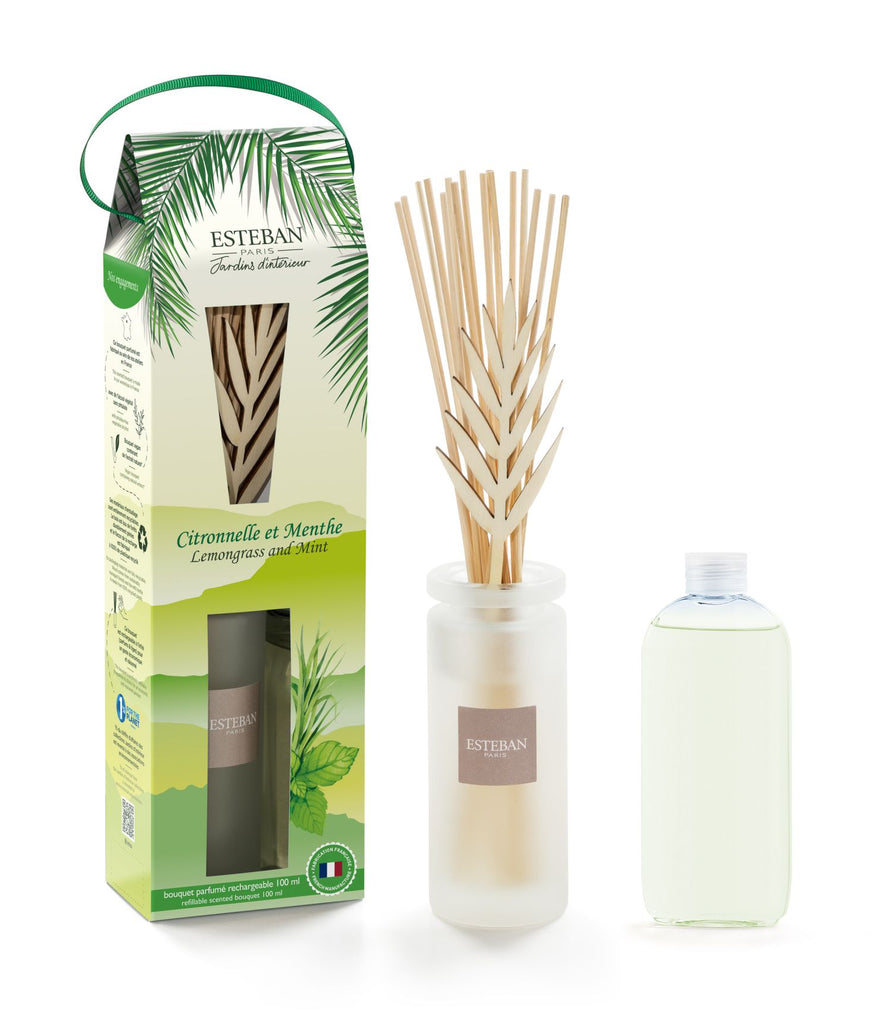 Home Fragrance Bouquet and Refill Lemongrass & Mint Citronella 100ml