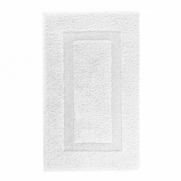 Bath Mat Classic White 60x100