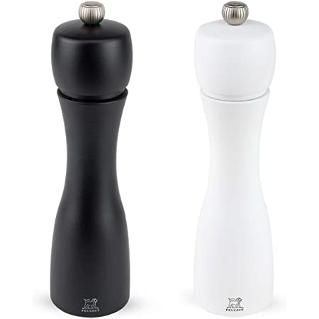 Peugeot Salt + Pepper Grinders Duo Tahiti Black & White 15cm