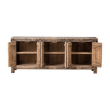 Sideboard Black Wash 3 doors 220x45x90cm