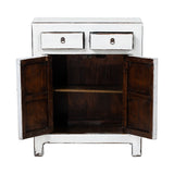 Sideboard White 2 Doors 2 Drawers 77x38x92cm