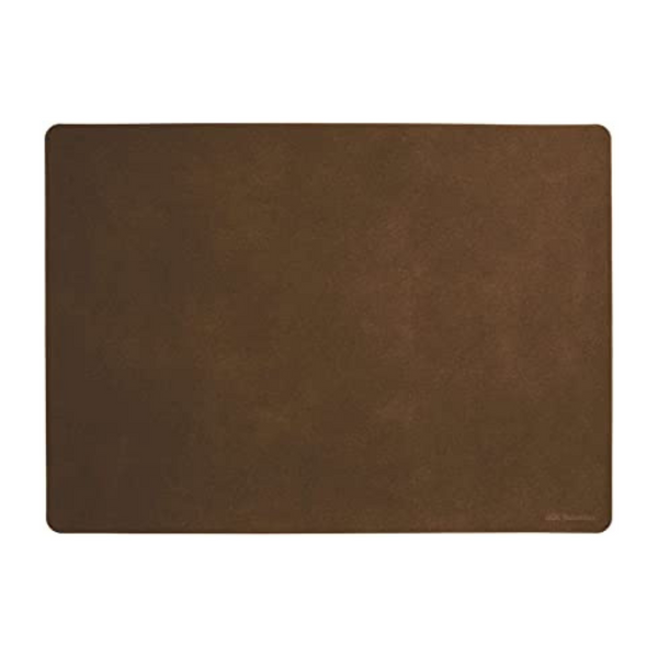 Placemat Suede Dark Sepia Brown