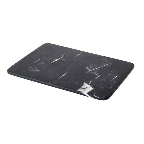 Tray Nero Black Marble Bronze 30x23x1 cm