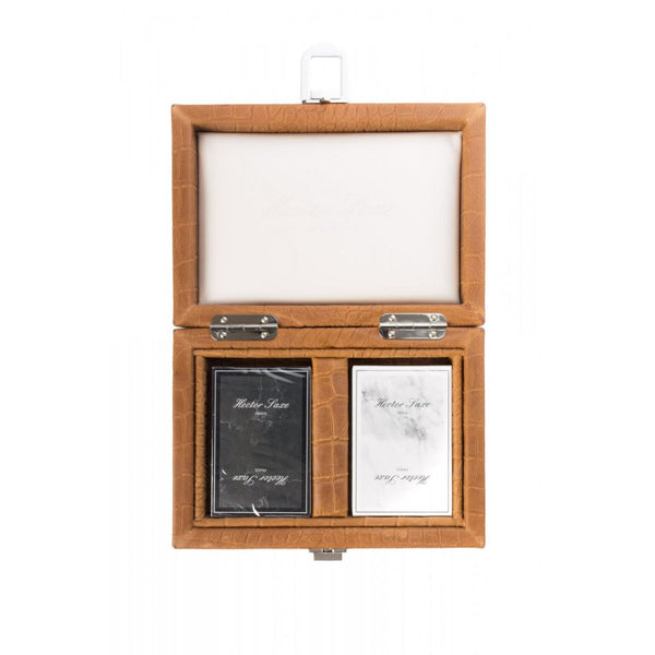 Luxury Handmade Cards Set - Amber - Alligator 18x12.3cm