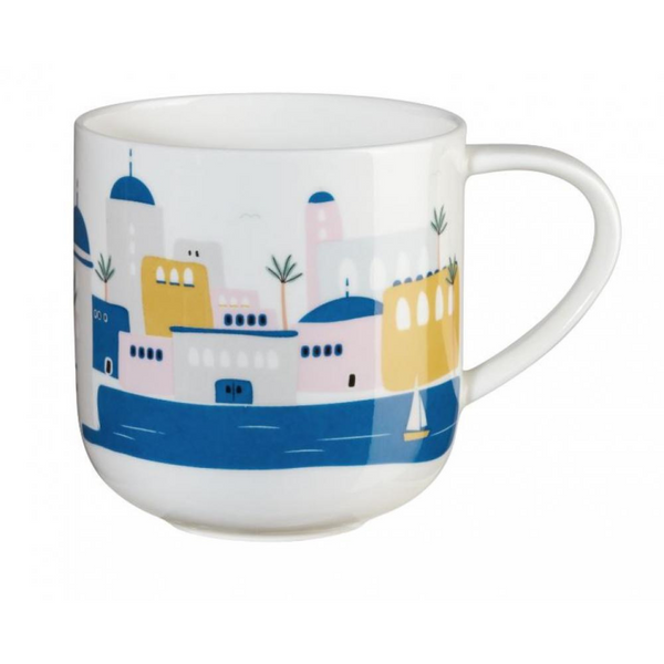 Mug Santorini Blue Houses