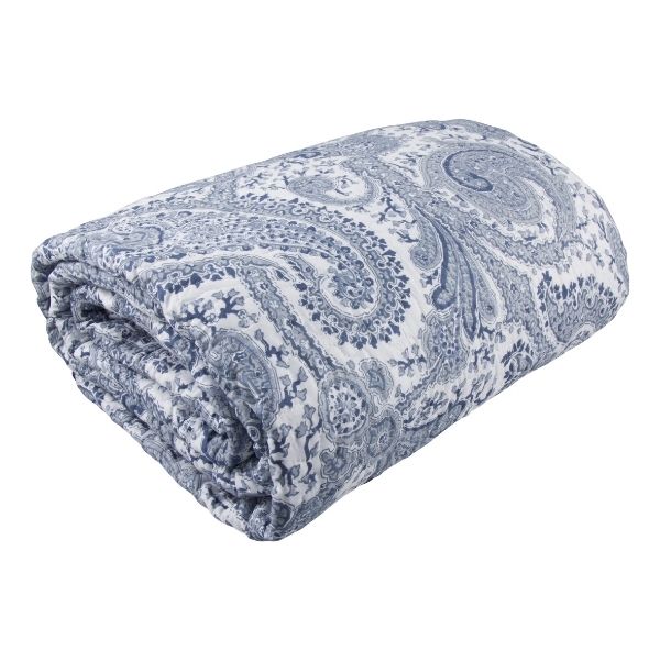 Bedcover Cornelia Blue and White 180x260cm