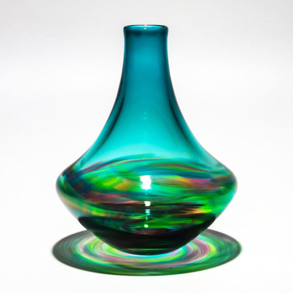 Vase Vortex Moroccan Lagoon Lime Cranberry 25x23cm