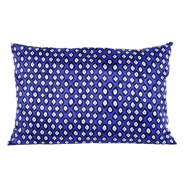 Mariska Meijers Cushion Micro Ikat Cobalt 25x50cm