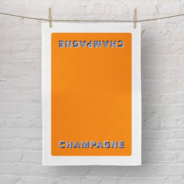 Tea Towel Orange Champagne 70x50cm