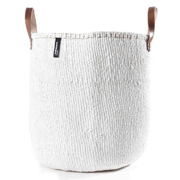 Basket White Tote Bag XXL 30x50cm