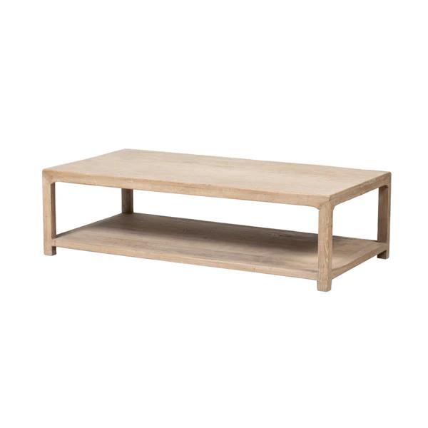 Coffee Table Natural Wood 160x80x45cm