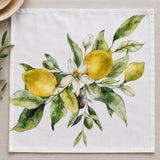 Serviette Lemon Olive 100% Linen - Set of 6
