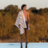 Beach Towel Aveiro Beige Fog 95x200cm