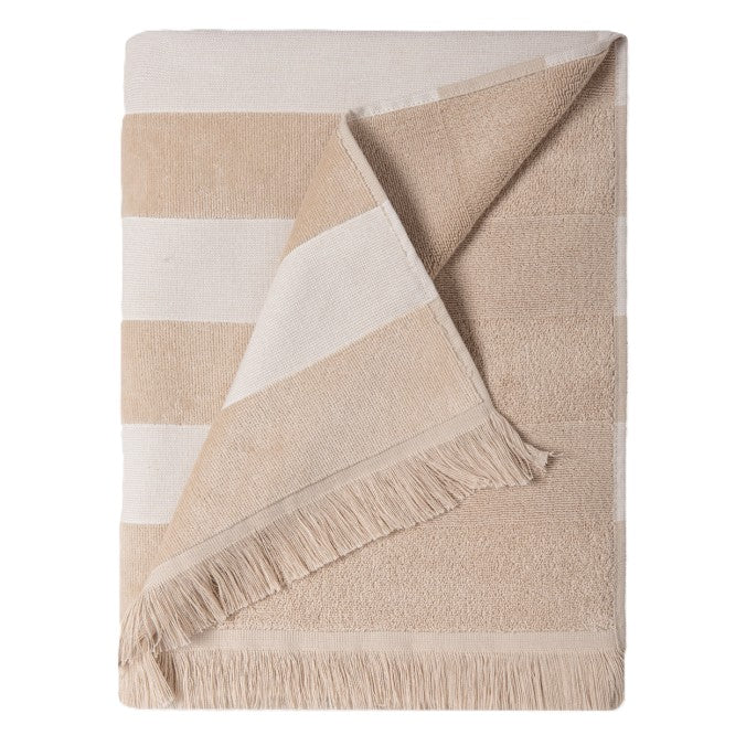 Towel Tercera Prainha Fog/White 90x180cm