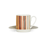 Missoni Espresso Cup and Saucer Jenkins Stripes- Set of 2