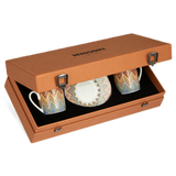 Missoni Espresso Cup and Saucer Jarris ZigZag Multi- Set of 2
