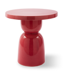 Side Table Pawn Round Pink Ceramic Ø40xH40cm