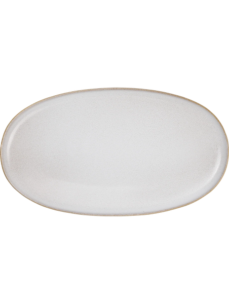 Oval Plate Saison Sand Ceramic 31 x 18 cm