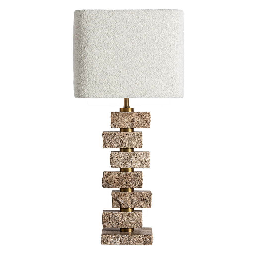 Lamp Tetbury Stone Lamp 36x36x78cm