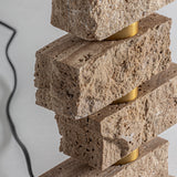 Lamp Tetbury Stone Lamp 36x36x78cm