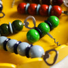 Corkscrew Bobbin Green Navy