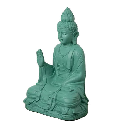 Buddha Statue Turquoise 56x42x88cm