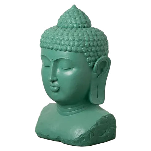 Buddha Head Turquoise 61x56x108cm