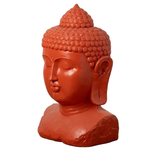 Buddha Head Red 61x56x108cm
