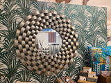 Mirror Round Vintage Metal 116cm