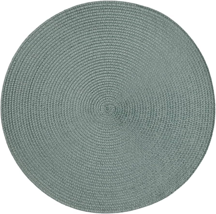 Placemat Round Fossil White 38cm