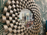 Mirror Round Vintage Metal 116cm