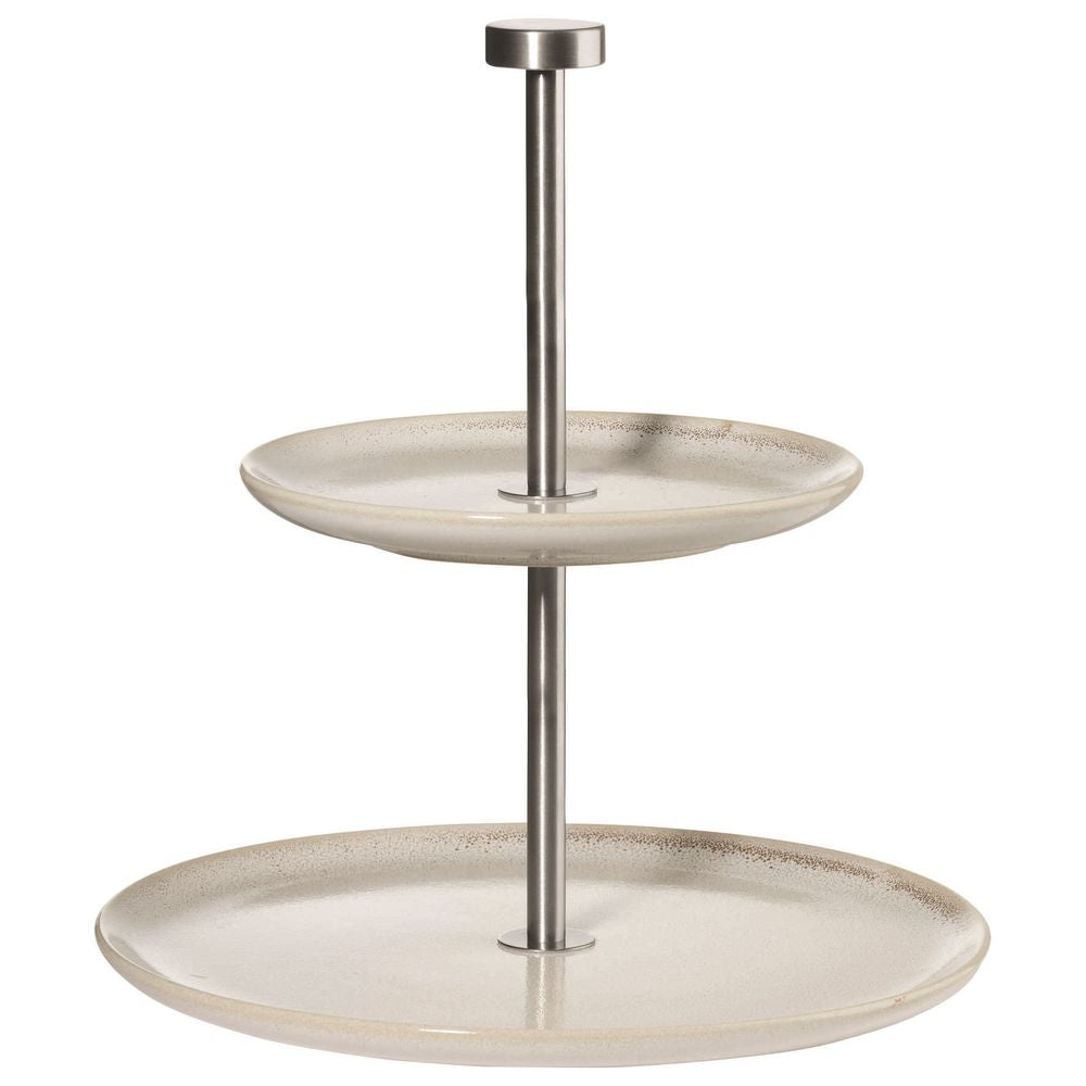 Cake Stand Saison Sand Ceramic