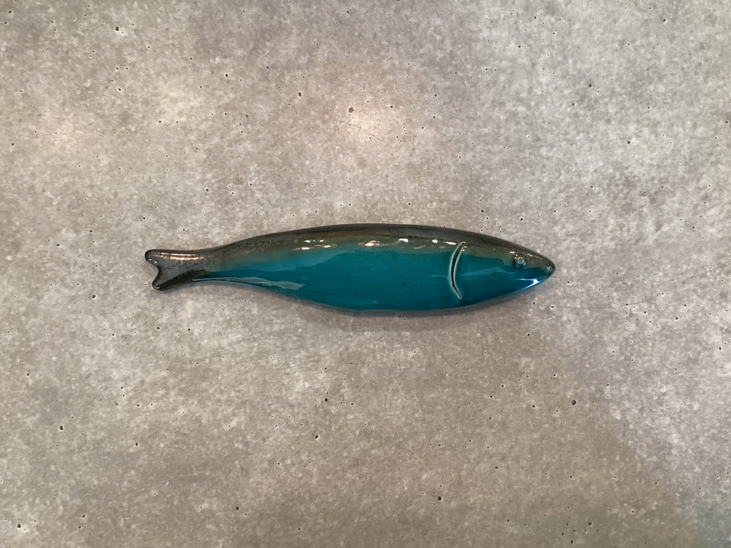 Fish Sardine Petrol Blue Small