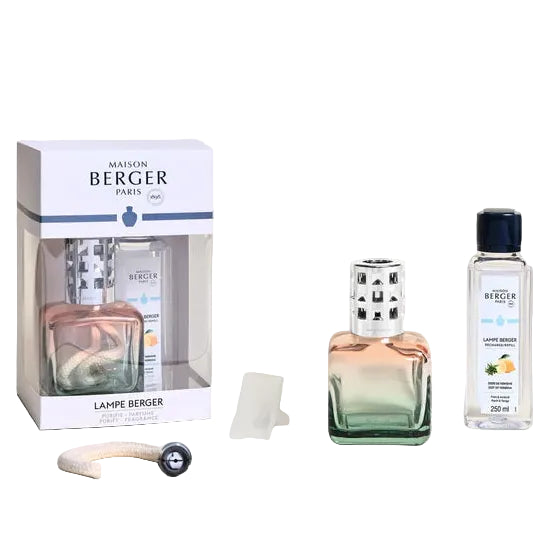Bottle Home Fragrance Ice Cube Peach/Green Lamp
