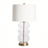 Lamp Balls Glass Gold 40x40x76cm