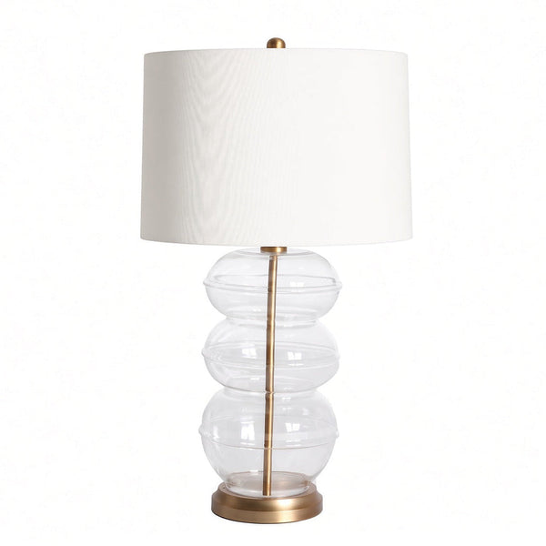 Lamp Balls Glass Gold 40x40x76cm