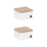 Box Basket Square Tiny Top Fit 13x13x8cm