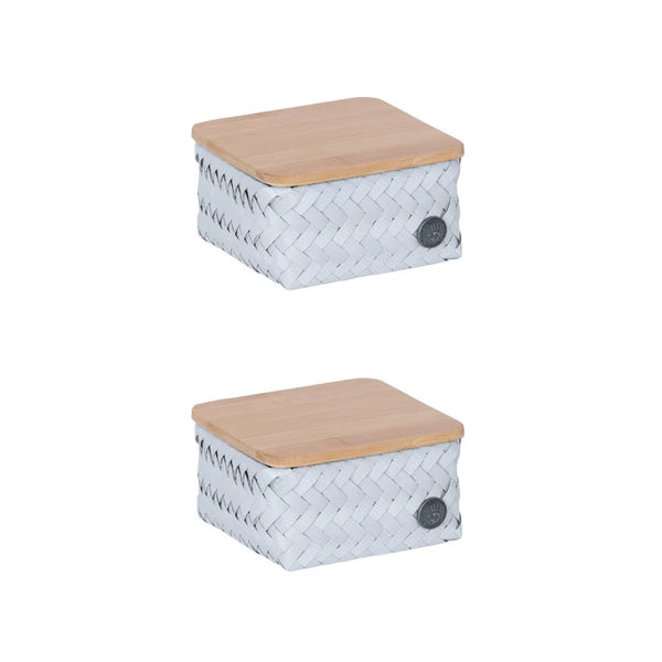 Box Basket Square Tiny Top Fit 13x13x8cm