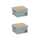 Box Basket Square Tiny Top Fit 13x13x8cm