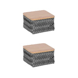 Box Basket Square Tiny Top Fit 13x13x8cm
