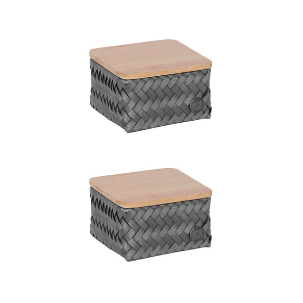 Box Basket Square Tiny Top Fit 13x13x8cm