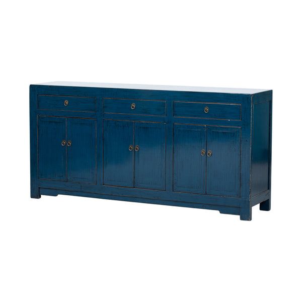 Sideboard Blue Navy 195x45x95cm