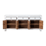 Sideboard White Wash 200x45x85cm